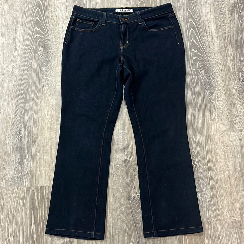 Y2K J Brand Jeans Straight Leg in Ink Cropped Ankle Length